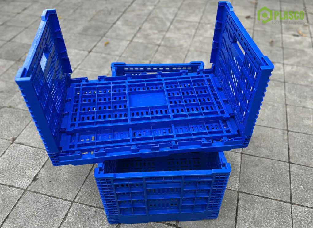 Khay nhựa gấp gọn