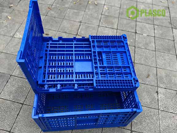 Khay nhựa gấp gọn