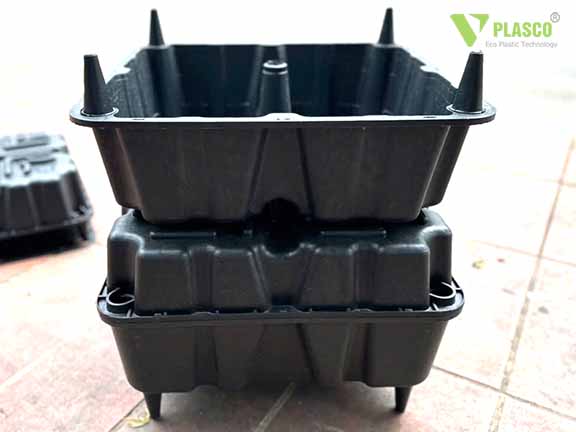 Hộp nhựa (thùng nhựa) Uboot 46x46cm