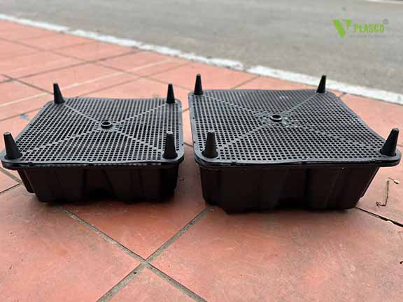 Hộp nhựa (thùng nhựa) Uboot 46x46cm