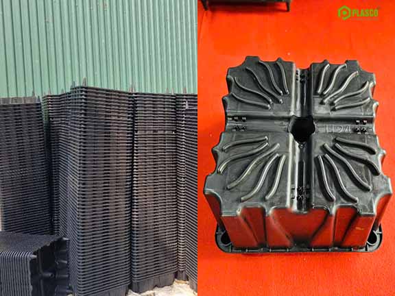 Biện pháp chống nổi hộp nhựa Uboot khi đổ bê tông