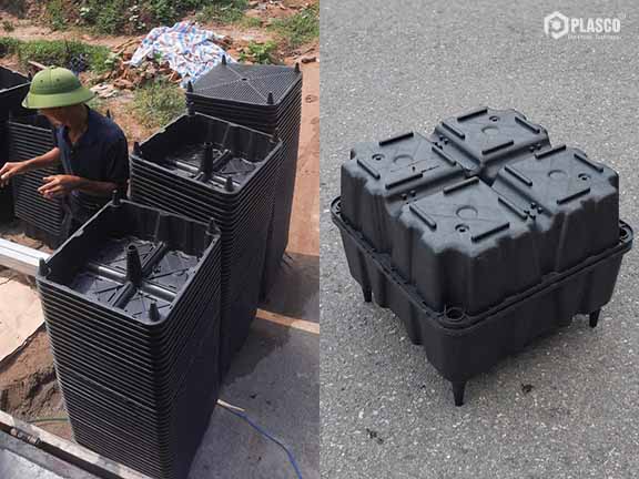 Áp dụng hộp nhựa sàn rỗng giúp thi công nhanh, giảm tải công việc, tiết kiệm chi phí