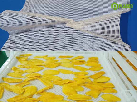 Giữ nguyên dinh dưỡng khi sấy với tấm lưới silicon chống dính