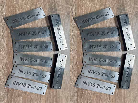 Gia công thẻ inox