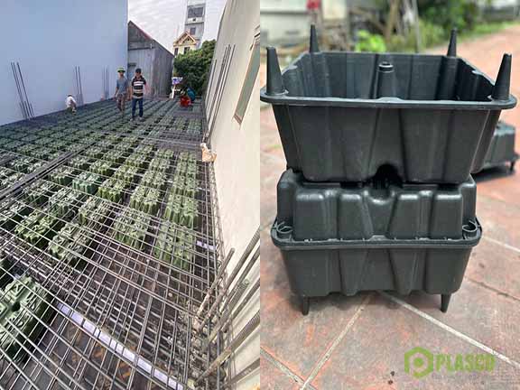 Thi công sàn nhà xưởng bằng hộp U-Boot