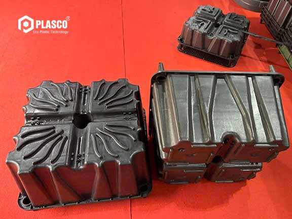 Ưu điểm của việc thi công sàn rỗng bằng hộp nhựa uboot